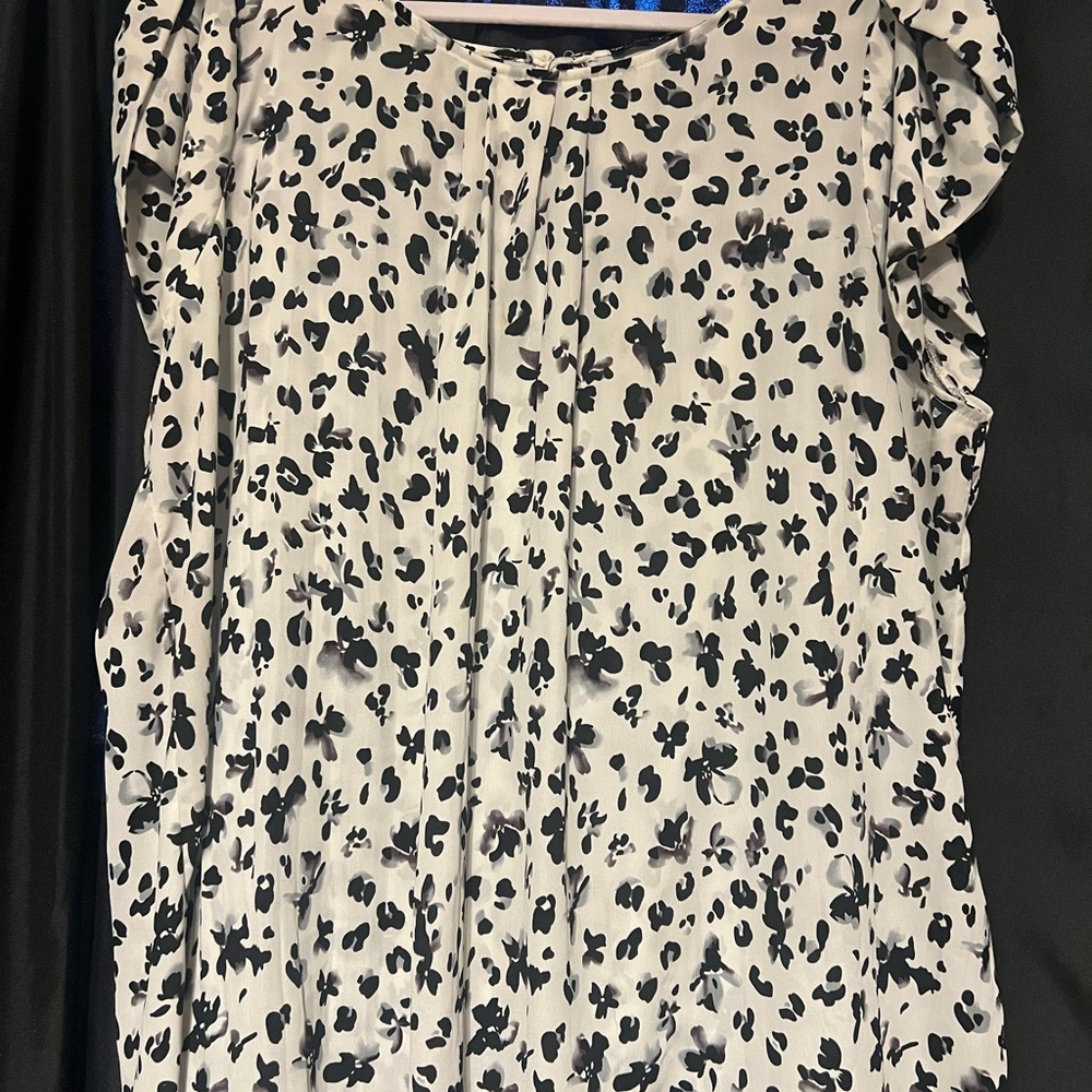 Papermoon Black and White Patterned Blouse